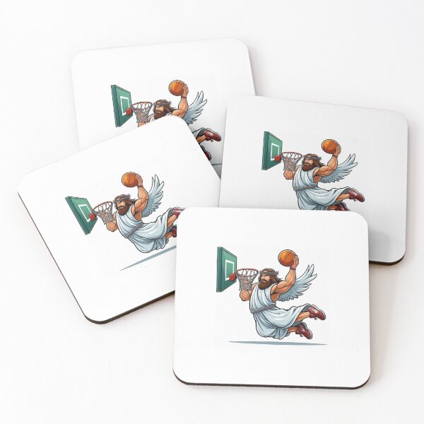 Item preview, Jesus Slam Dunking In Basketball designed and sold by boomfire153.