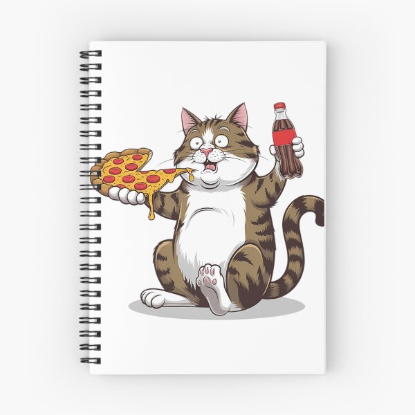 Item preview, Goofy Cat with pizza and Cola designed and sold by R3FDesign.