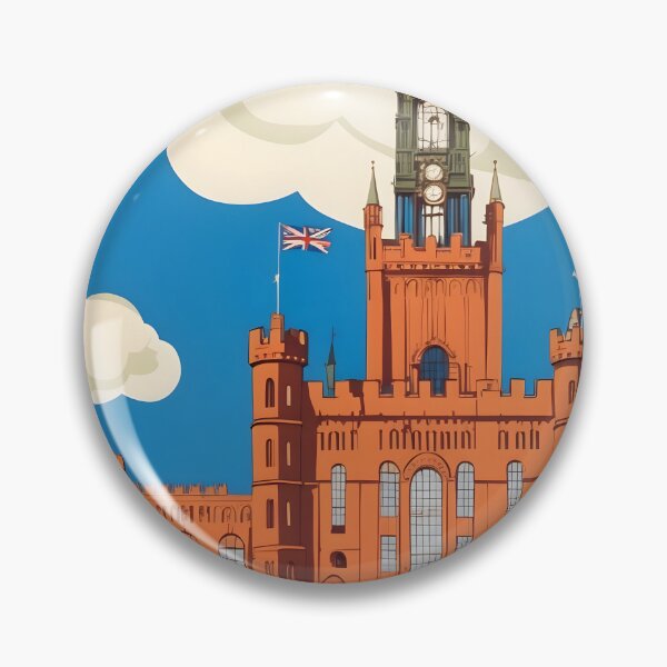 Item preview, Nottingham United Kingdom Vintage Travel Tourism  designed and sold by TravelersGems.