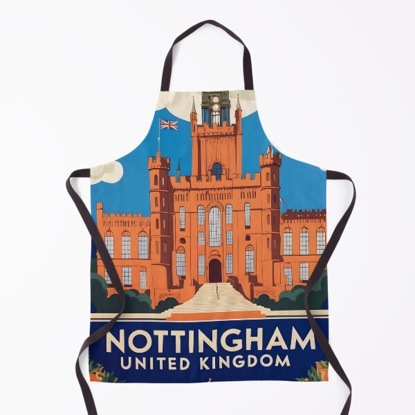 Item preview, Nottingham United Kingdom Vintage Travel Tourism designed and sold by TravelersGems.