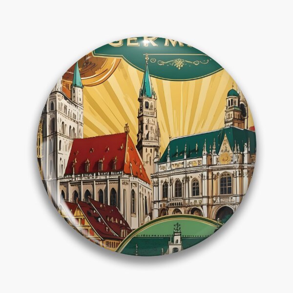 Item preview, Munich Germany Vintage Travel Tourism  designed and sold by TravelersGems.