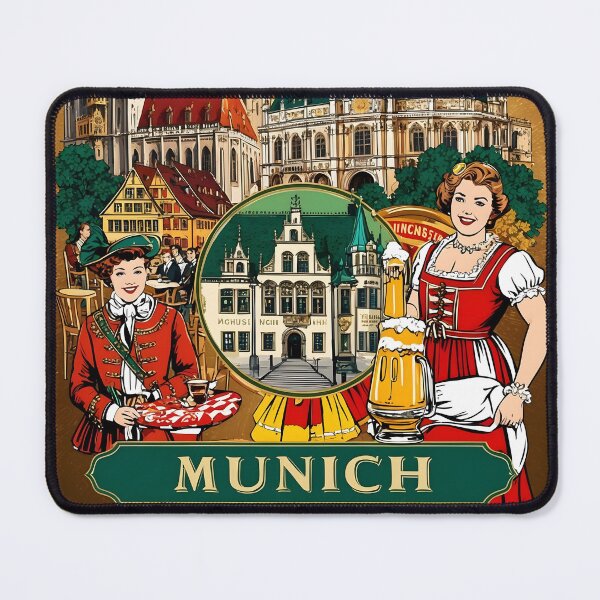 Item preview, Munich Germany Vintage Travel Tourism designed and sold by TravelersGems.