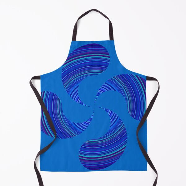 Item preview, blue-coloured lauburu designed and sold by Javier Arizabalo Garcia.