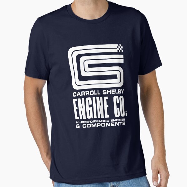 Item preview, Carroll Shelby Engine Co. - White print designed and sold by retropetrol.