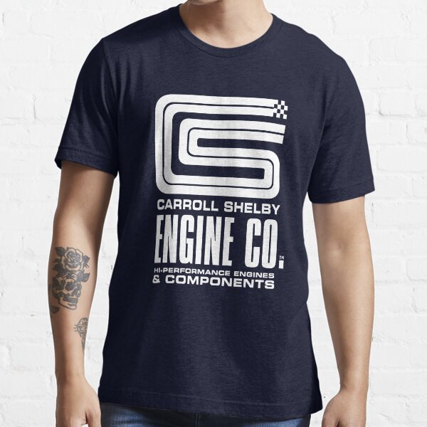 Item preview, Carroll Shelby Engine Co. - White print designed and sold by retropetrol.