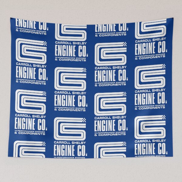 Item preview, Carroll Shelby Engine Co. - White print designed and sold by retropetrol.