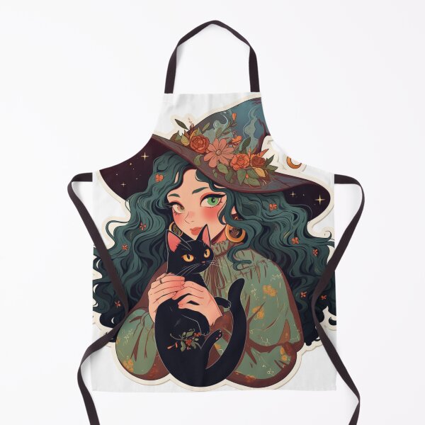 Item preview, Witch with black hair designed and sold by MendaciousMina.