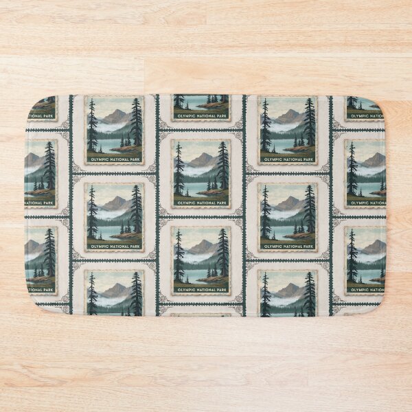 Item preview, Olympic National Park Postcard Vintage Retro Travel designed and sold by TravelPostcardGems.