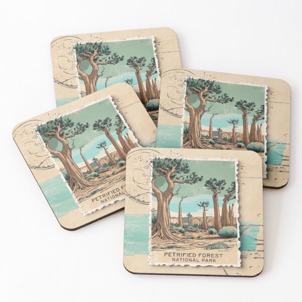 Item preview, Petrified Forest National Park Postcard Vintage Retro Travel designed and sold by TravelPostcardGems.