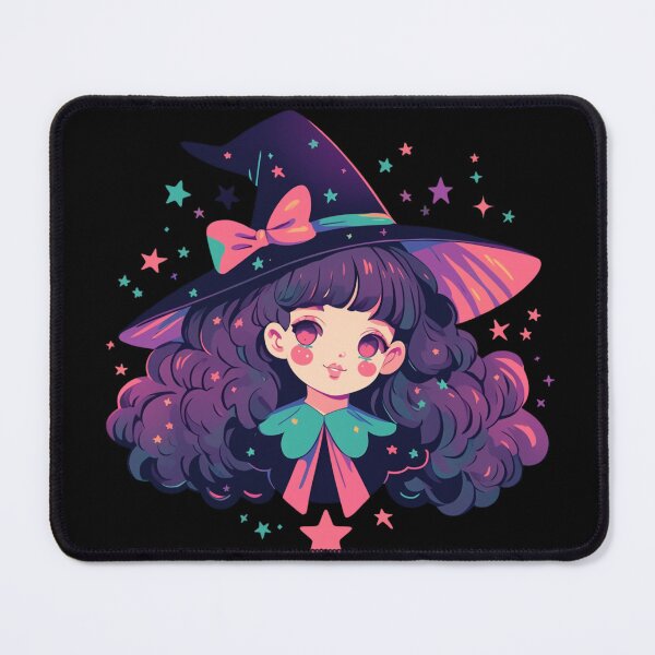 Item preview, Witch with purple hair designed and sold by MendaciousMina.