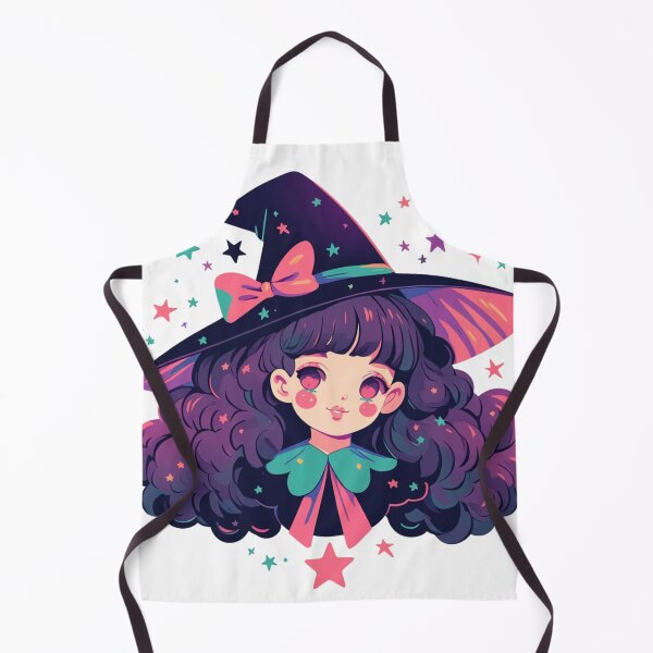 Item preview, Witch with purple hair designed and sold by MendaciousMina.