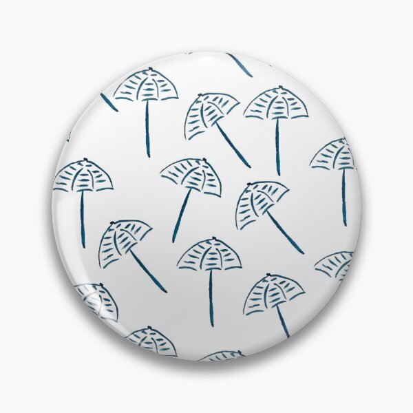 Item preview, Watercolor beach umbrellas pattern designed and sold by ElizabethCoelho.