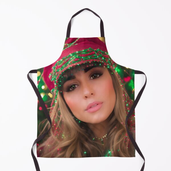 Item preview,  Merry Christmas festive girl photo designed and sold by Jennifer Morcom.