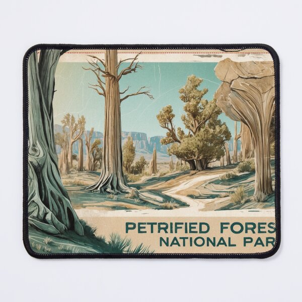 Item preview, Petrified Forest National Park Postcard Vintage Retro Travel designed and sold by TravelPostcardGems.