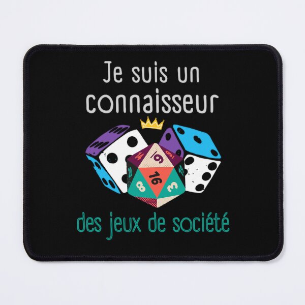 Item preview, Je suis un connaisseur des jeux de société designed and sold by InverseArt.