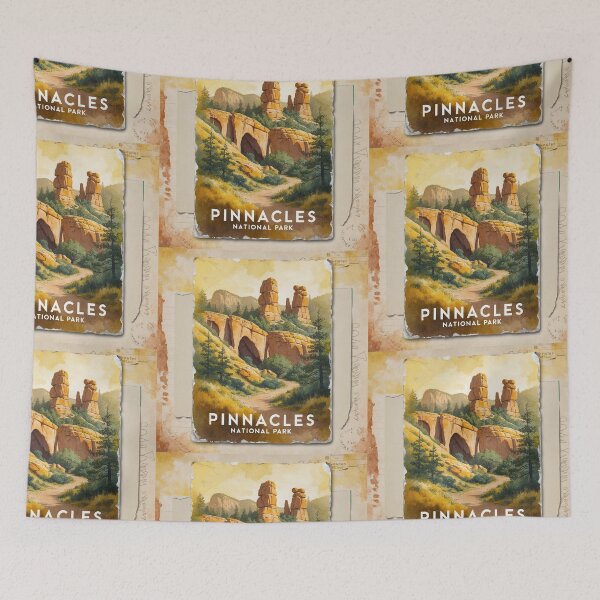 Item preview, Pinnacles National Park Postcard Vintage Retro Travel designed and sold by TravelPostcardGems.