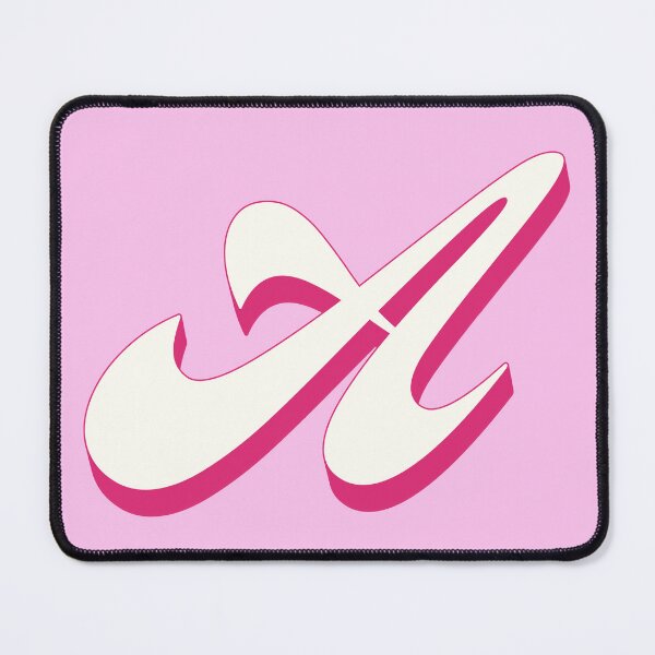 Item preview, A Letter Initial Monogram Retro Pink  designed and sold by Serendipity Studios.