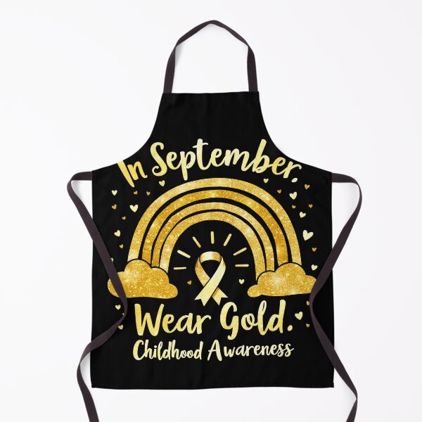 Item preview, In September, Wear Gold for Childhood Awareness designed and sold by Mosaic-97.