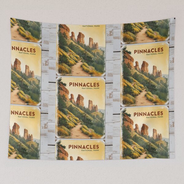 Item preview, Pinnacles National Park Postcard Vintage Retro Travel designed and sold by TravelPostcardGems.