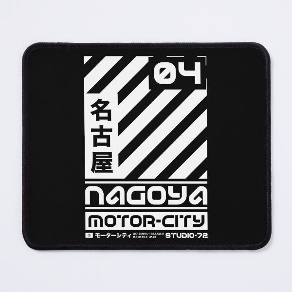 Item preview, Nagoya Japan: Cyber-City Graphic Design (White) designed and sold by STUDIO-72.