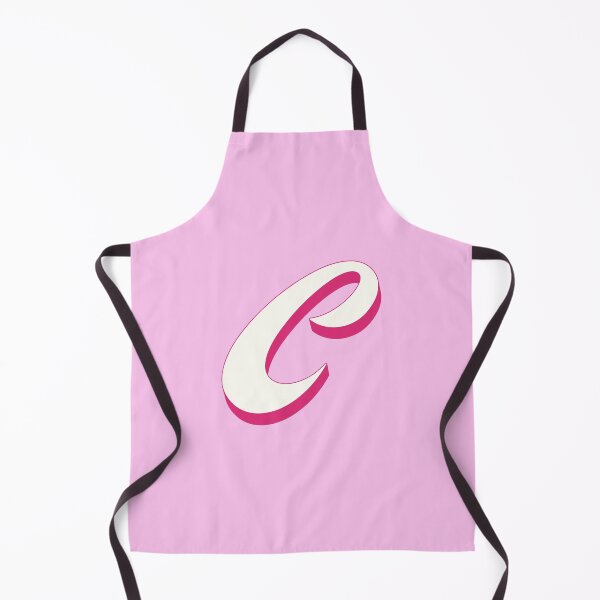 Item preview, C Letter Initial Monogram Retro Pink designed and sold by Serendipity Studios.