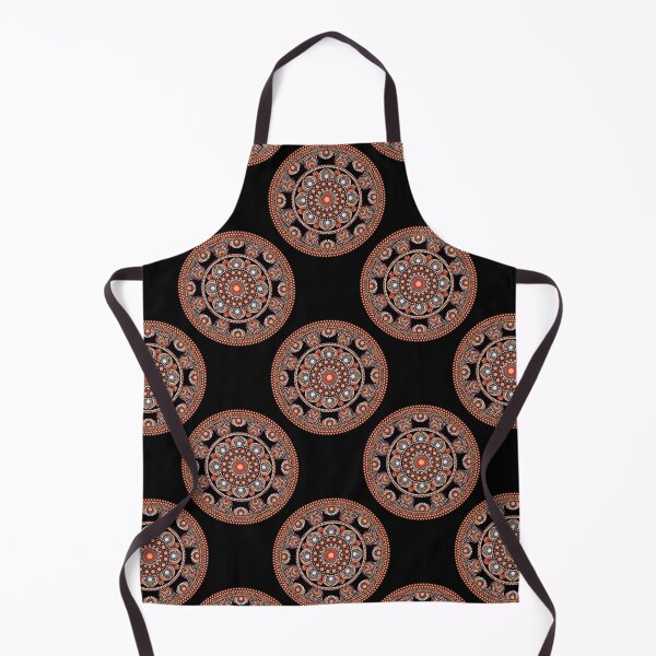 Item preview, Safari Sunset Bohemian Star Fall Polka Dot Mandala designed and sold by Triplicate Limited.