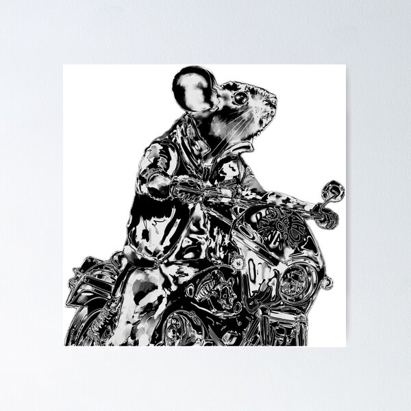 Jax Rats of Anarchy Illustrated Tale Teller Club Books Poster