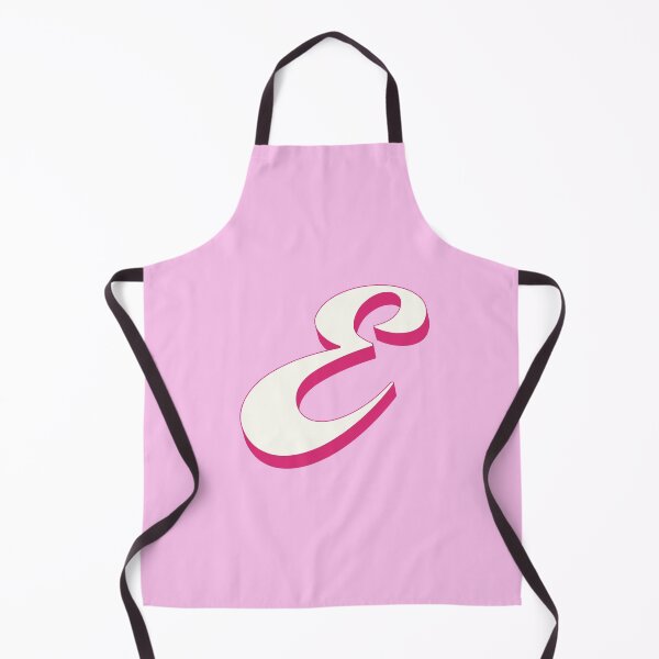 Item preview, E Letter Initial Monogram Retro Pink designed and sold by Serendipity Studios.