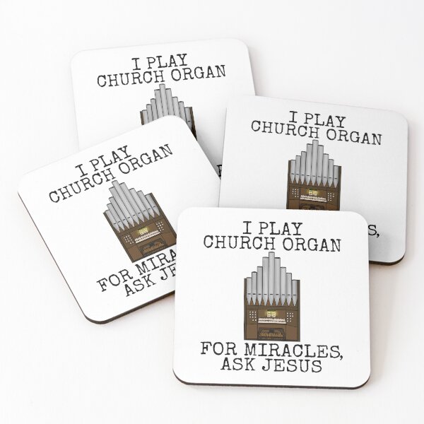 Item preview, I Play Church Organ, For Miracles Ask Jesus, Organist Funny designed and sold by doodlerob.