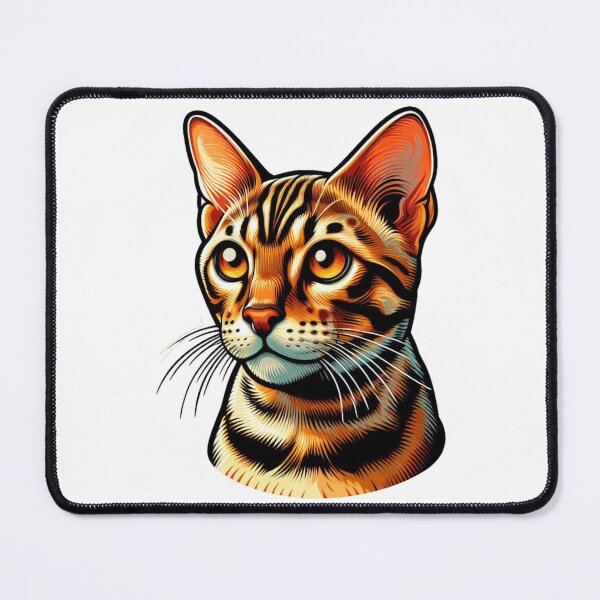 Item preview, Bengal cat 14 designed and sold by REDCATWWW.