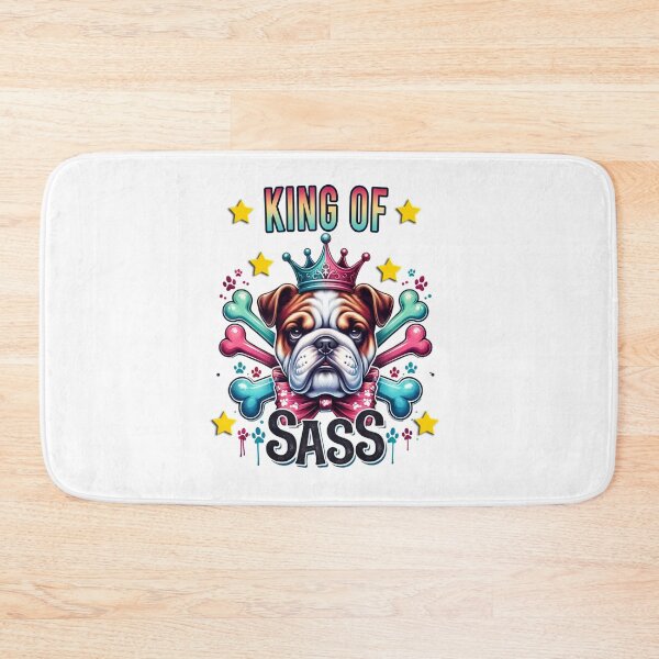 Item preview, King of Sass – Sarcastic Dog Design for Apparel, Mugs, Stickers & More designed and sold by artedigital99.