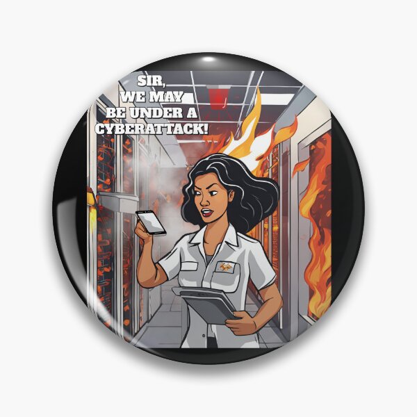 Item preview, Sir, We May Be Under A Cyberattack! Cybersecurity Humor designed and sold by signshirtz.