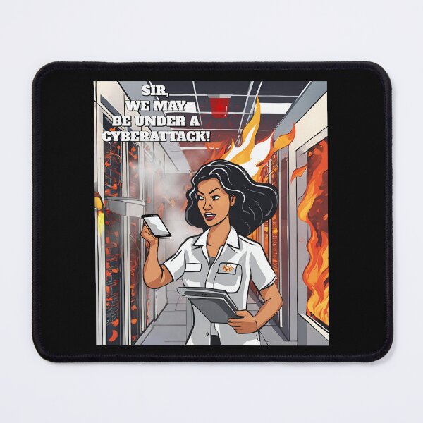 Item preview, Sir, We May Be Under A Cyberattack! Cybersecurity Humor designed and sold by signshirtz.