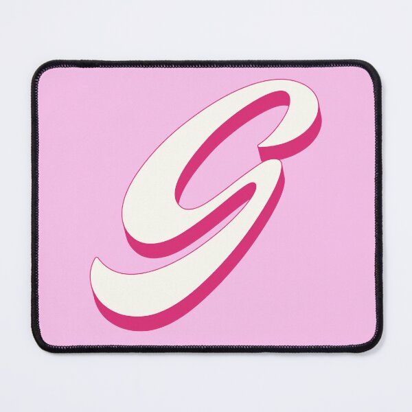 Item preview, G Letter Initial Monogram Retro Pink  designed and sold by Serendipity Studios.
