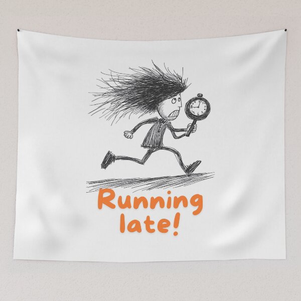 Item preview, Running Late! designed and sold by PencilpictureT.