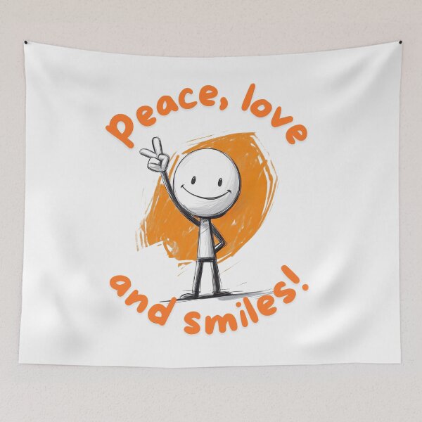 Item preview, Peace, Love, and Smiles! designed and sold by PencilpictureT.