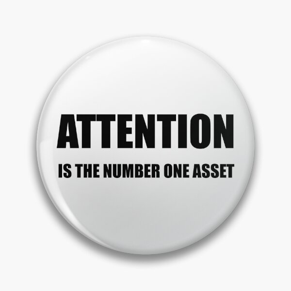 Item preview, Attention Is The Number One Asset - Gary Vee Quote designed and sold by TMBTM.
