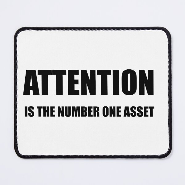 Item preview, Attention Is The Number One Asset - Gary Vee Quote designed and sold by TMBTM.