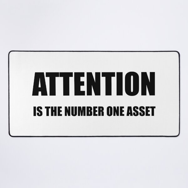 Item preview, Attention Is The Number One Asset - Gary Vee Quote designed and sold by TMBTM.