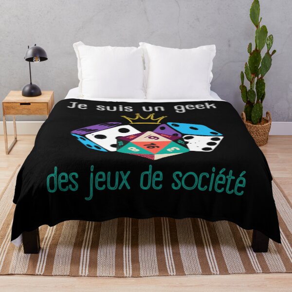 Item preview, Je suis un geek des jeux de société designed and sold by InverseArt.