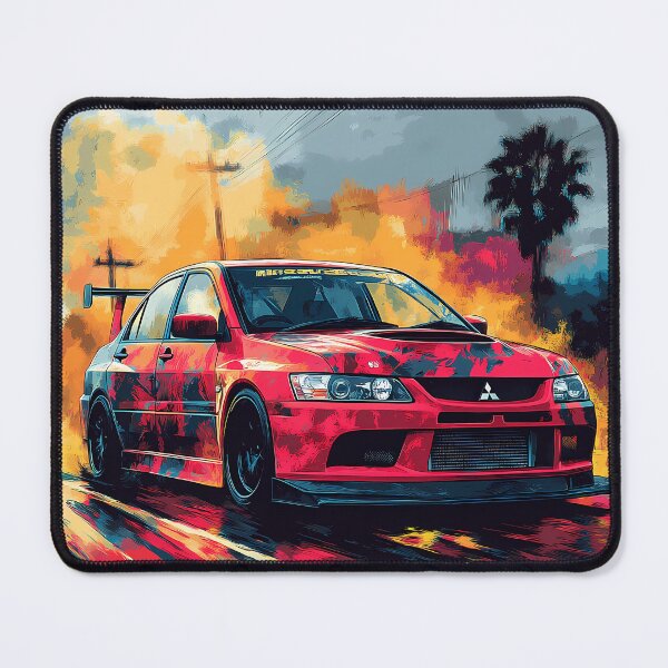 Item preview, Mitsubishi Lancer Evolution V - Pop Art designed and sold by AutoPopStudio.