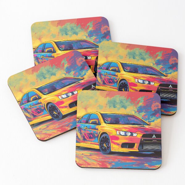 Item preview, Mitsubishi Lancer Evolution VII  -  Pop Art designed and sold by AutoPopStudio.