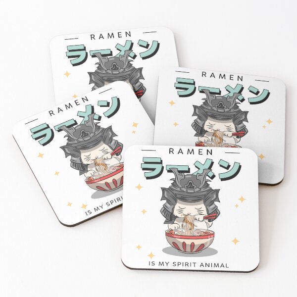 Item preview, Ramen is my spirit animal - Cat Japanese designed and sold by Circle-Cats.