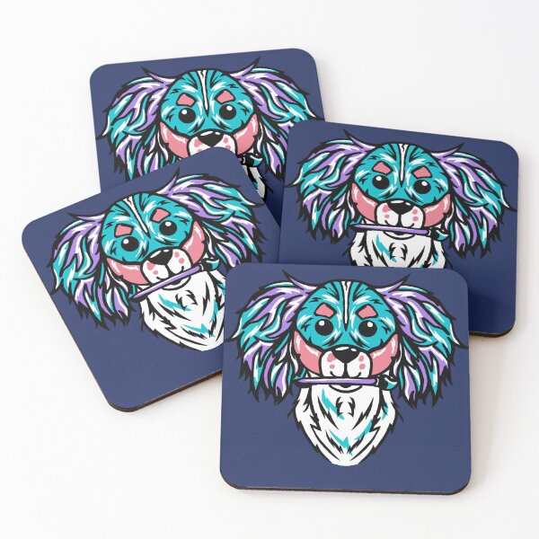 Item preview, Cartoon Cavalier King Charles Spaniel dog painting designed and sold by CreativelySophG.