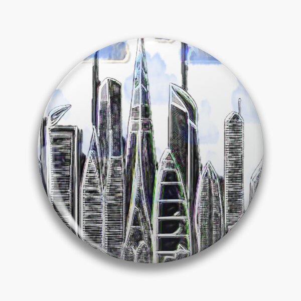 Item preview, City Line future clouds designed and sold by TriForceDesign.
