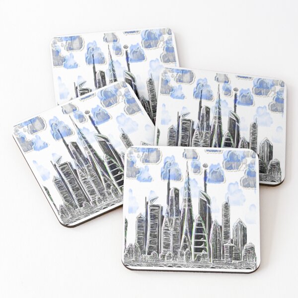 Item preview, City Line future clouds designed and sold by TriForceDesign.