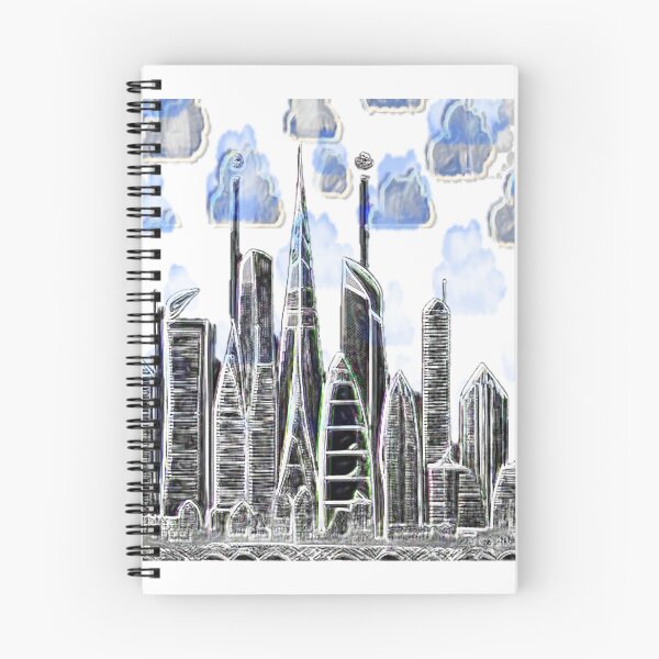 Item preview, City Line future clouds designed and sold by TriForceDesign.