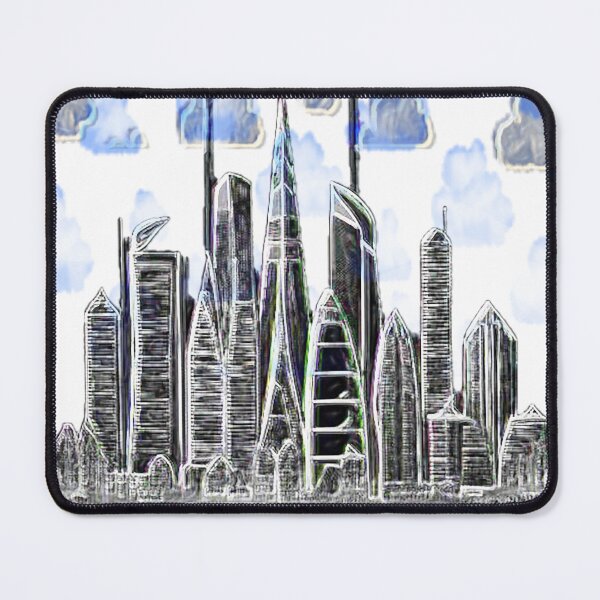 Item preview, City Line future clouds designed and sold by TriForceDesign.
