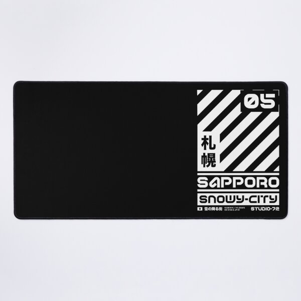 Item preview, Sapporo Japan: Cyber-City Graphic Design (White) designed and sold by STUDIO-72.