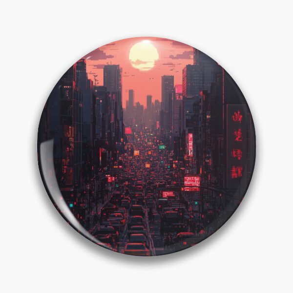 Item preview, Neon Sunset Gridlock designed and sold by SayItWithYours.